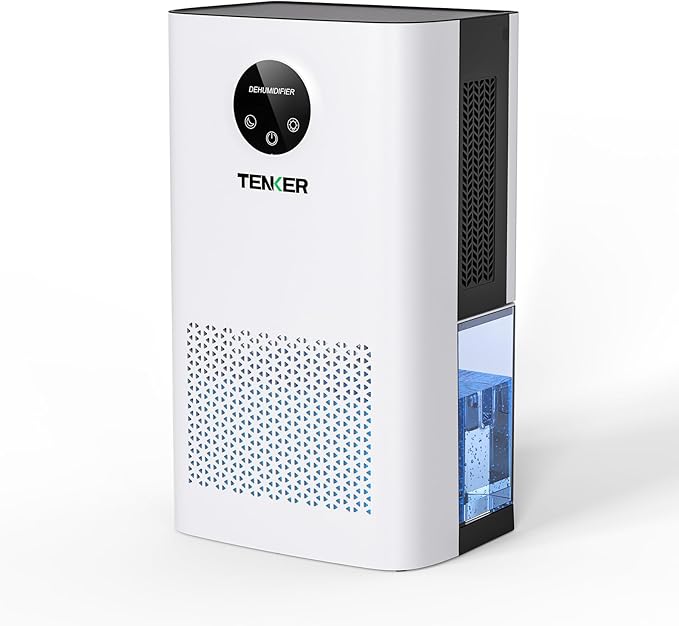 TENKER High-Capacity Compact Dehumidifier