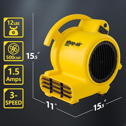 Shop-Air FIRTANA-20X 20" High-Velocity Floor Fan