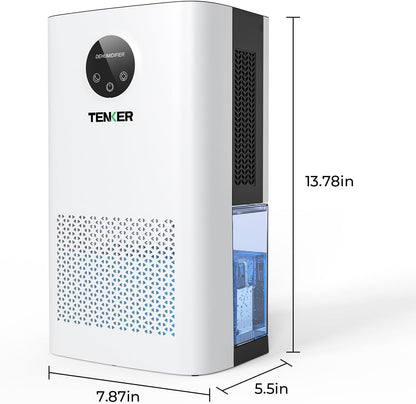 TENKER High-Capacity Compact Dehumidifier